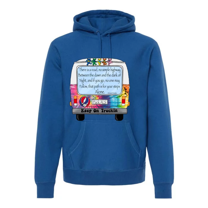 Truckin Shirts Keep On Truckin Premium Hoodie