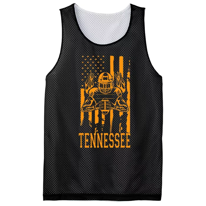 Tennessee State Kids Tennessee Orange Game Day TN Mesh Reversible Basketball Jersey Tank