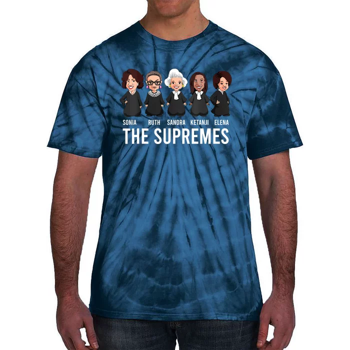 THE SUPREMES Ketanji Brown Jackson RBG Sotomayor Cute Tie-Dye T-Shirt