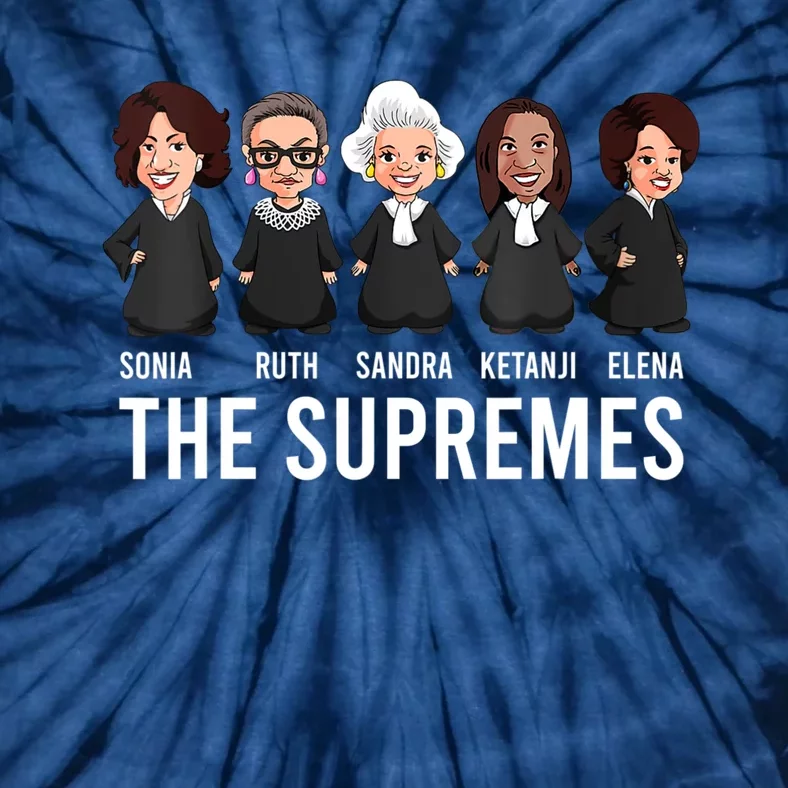 THE SUPREMES Ketanji Brown Jackson RBG Sotomayor Cute Tie-Dye T-Shirt