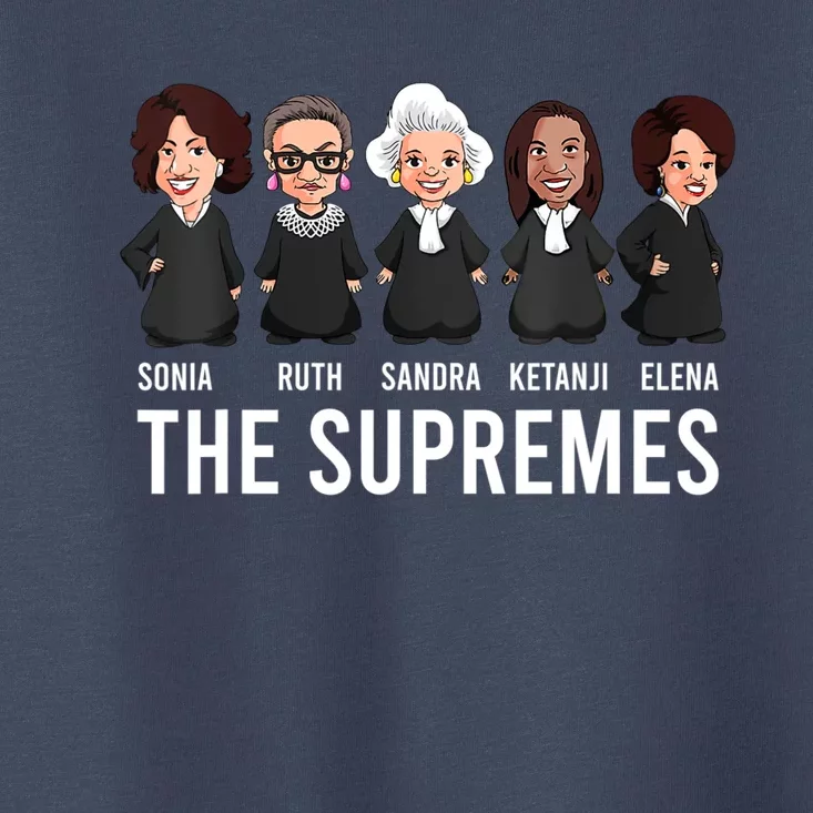 THE SUPREMES Ketanji Brown Jackson RBG Sotomayor Cute Toddler T-Shirt