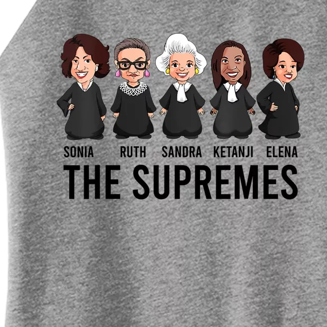 THE SUPREMES Ketanji Brown Jackson RBG Sotomayor Cute Women’s Perfect Tri Rocker Tank