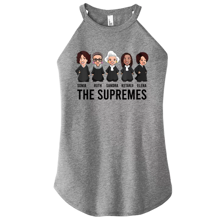 THE SUPREMES Ketanji Brown Jackson RBG Sotomayor Cute Women’s Perfect Tri Rocker Tank