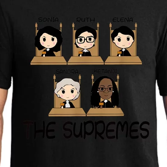 THE SUPREMES Ketanji Brown Jackson RBG Sotomayor Cute Pajama Set