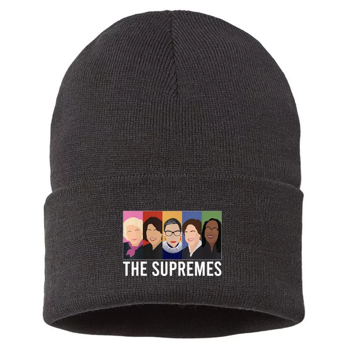 THE SUPREMES Ketanji Brown Jackson RBG Sotomayor Cute Sustainable Knit Beanie