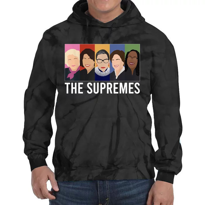 THE SUPREMES Ketanji Brown Jackson RBG Sotomayor Cute Tie Dye Hoodie