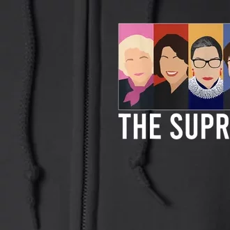 THE SUPREMES Ketanji Brown Jackson RBG Sotomayor Cute Full Zip Hoodie