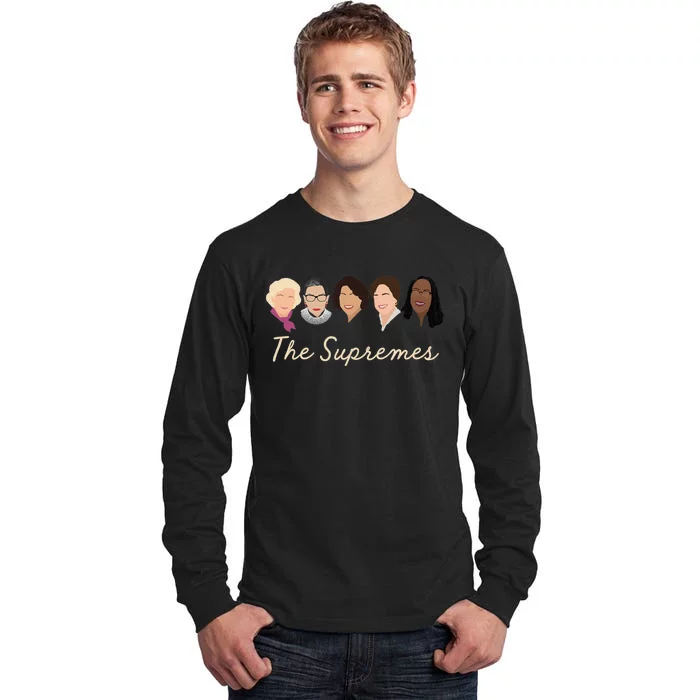 THE SUPREMES Ketanji Brown Jackson SCOTUS RBG Sotomayor Meme Tall Long Sleeve T-Shirt