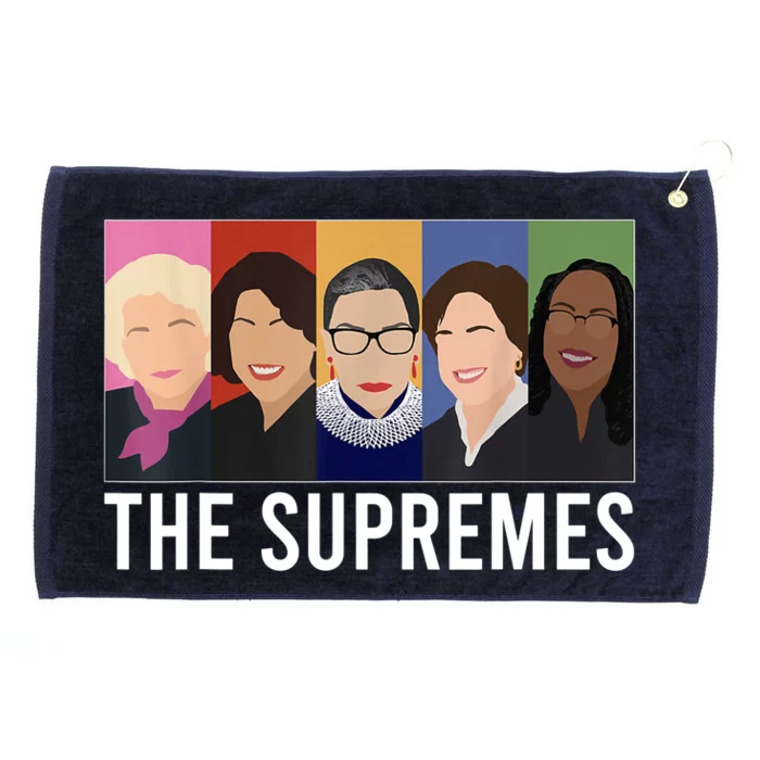 THE SUPREMES Ketanji Brown Jackson RBG Sotomayor Cute Grommeted Golf Towel