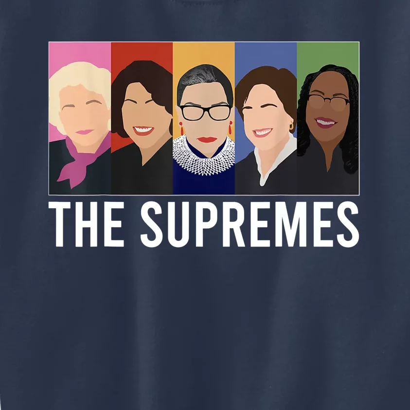 THE SUPREMES Ketanji Brown Jackson RBG Sotomayor Cute Kids Sweatshirt