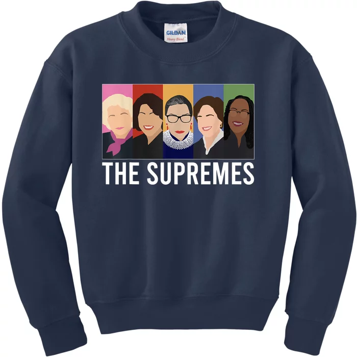 THE SUPREMES Ketanji Brown Jackson RBG Sotomayor Cute Kids Sweatshirt