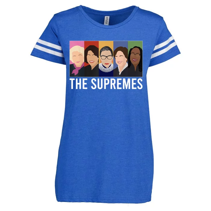 THE SUPREMES Ketanji Brown Jackson RBG Sotomayor Cute Enza Ladies Jersey Football T-Shirt