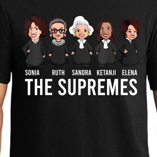 THE SUPREMES Ketanji Brown Jackson RBG Sotomayor Cute Pajama Set