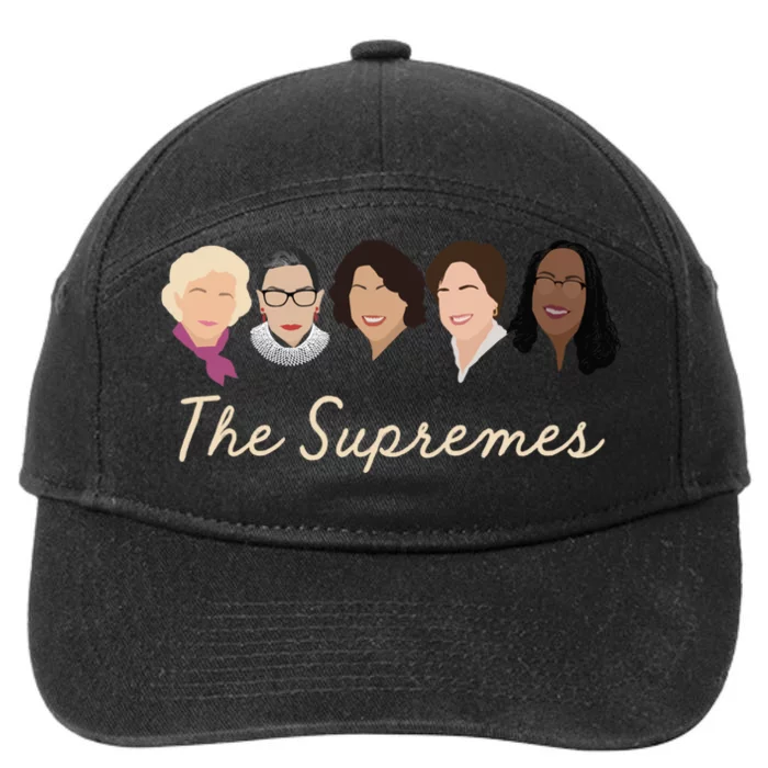 THE SUPREMES Ketanji Brown Jackson RBG Sotomayor Cute 7-Panel Snapback Hat