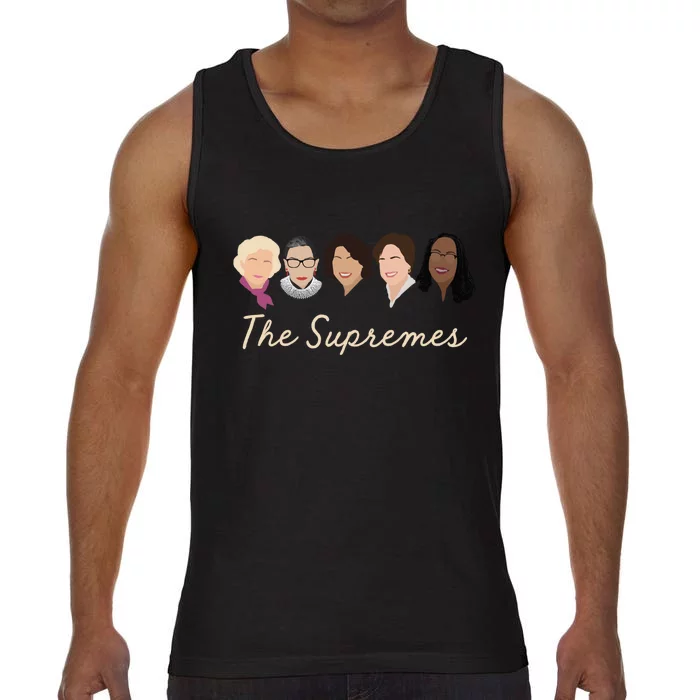 THE SUPREMES Ketanji Brown Jackson RBG Sotomayor Cute Comfort Colors® Tank Top