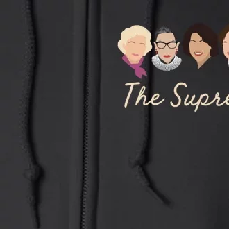 THE SUPREMES Ketanji Brown Jackson RBG Sotomayor Cute Full Zip Hoodie