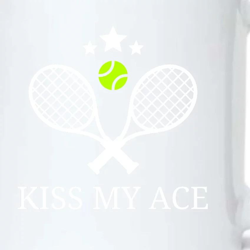 Tennis Shirts, Kiss My Ace Funny Cute Sports Gift Black Color Changing Mug