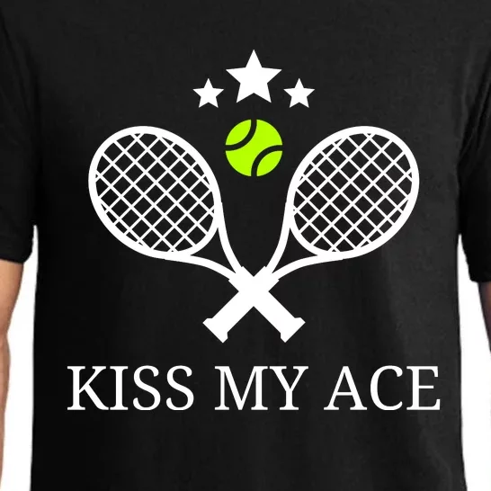 Tennis Shirts, Kiss My Ace Funny Cute Sports Gift Pajama Set