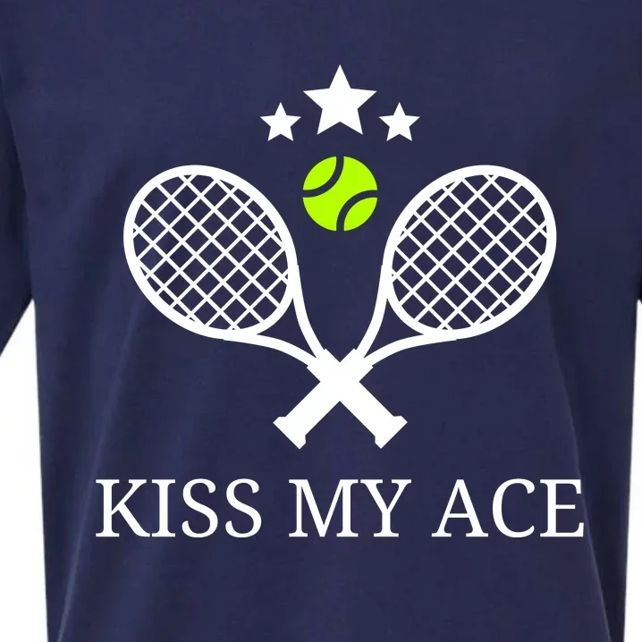 Tennis Shirts, Kiss My Ace Funny Cute Sports Gift Sueded Cloud Jersey T-Shirt