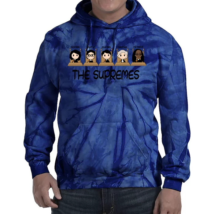 THE SUPREMES Ketanji Brown Jackson RBG Sotomayor Cute Tie Dye Hoodie