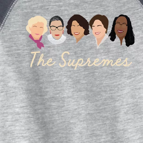 THE SUPREMES Ketanji Brown Jackson SCOTUS RBG Sotomayor Meme Toddler Fine Jersey T-Shirt