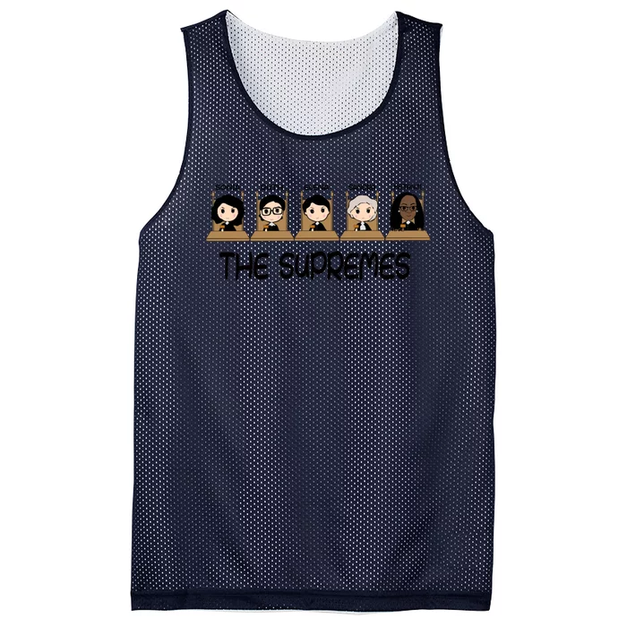 THE SUPREMES Ketanji Brown Jackson RBG Sotomayor Cute Mesh Reversible Basketball Jersey Tank