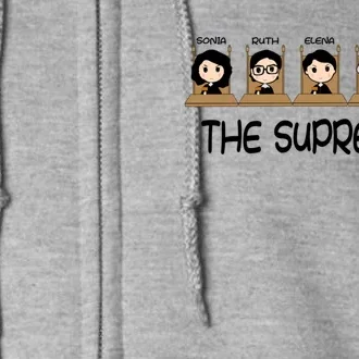 THE SUPREMES Ketanji Brown Jackson RBG Sotomayor Cute Full Zip Hoodie