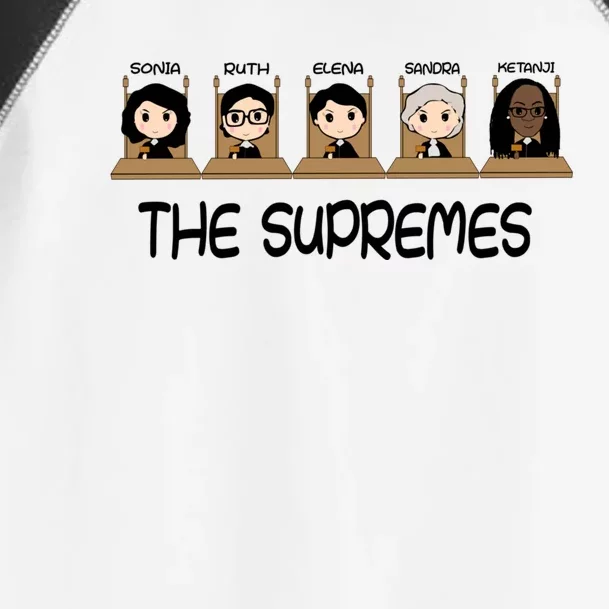 THE SUPREMES Ketanji Brown Jackson RBG Sotomayor Cute Toddler Fine Jersey T-Shirt