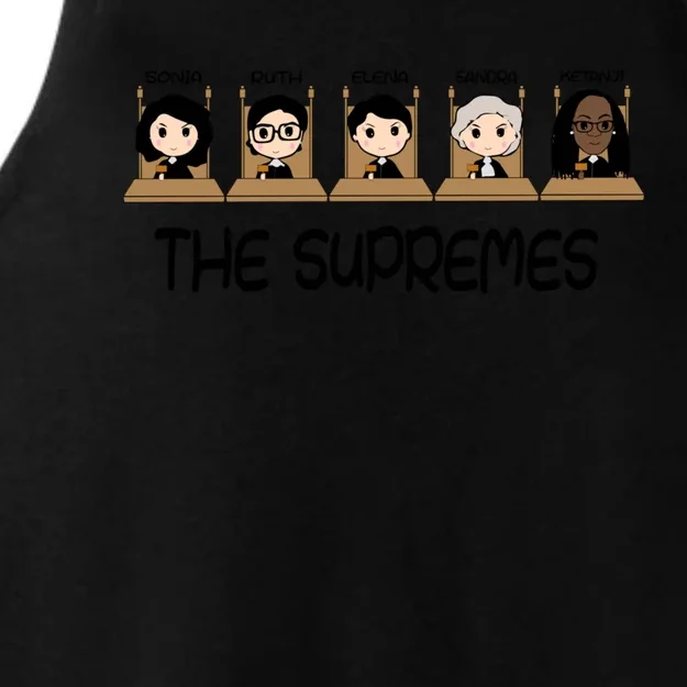 THE SUPREMES Ketanji Brown Jackson RBG Sotomayor Cute Ladies Tri-Blend Wicking Tank