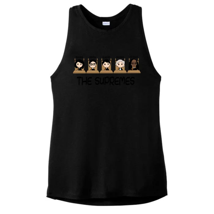 THE SUPREMES Ketanji Brown Jackson RBG Sotomayor Cute Ladies Tri-Blend Wicking Tank