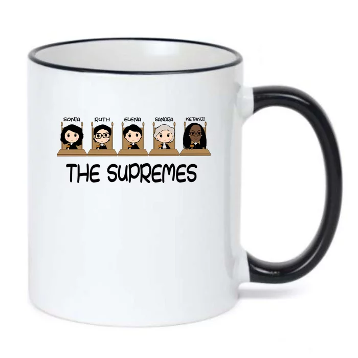 THE SUPREMES Ketanji Brown Jackson RBG Sotomayor Cute Black Color Changing Mug