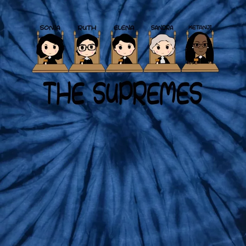 THE SUPREMES Ketanji Brown Jackson RBG Sotomayor Cute Tie-Dye T-Shirt