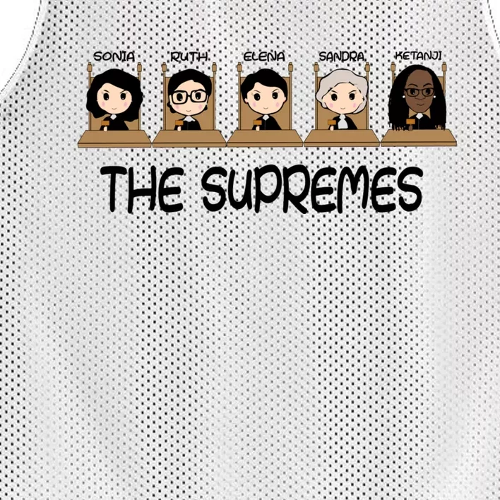 THE SUPREMES Ketanji Brown Jackson RBG Sotomayor Cute Mesh Reversible Basketball Jersey Tank