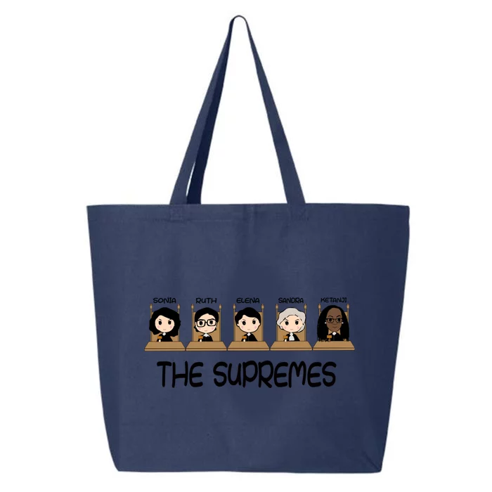 THE SUPREMES Ketanji Brown Jackson RBG Sotomayor Cute 25L Jumbo Tote