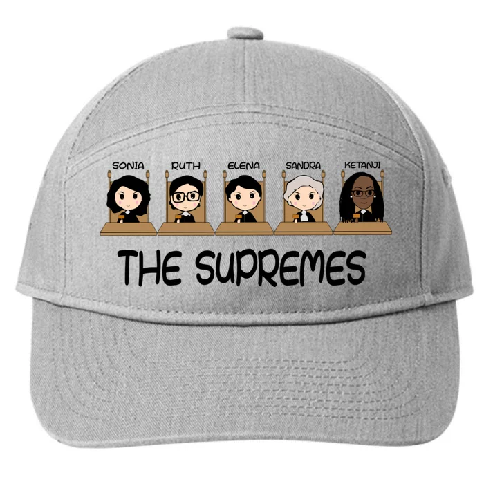 THE SUPREMES Ketanji Brown Jackson RBG Sotomayor Cute 7-Panel Snapback Hat