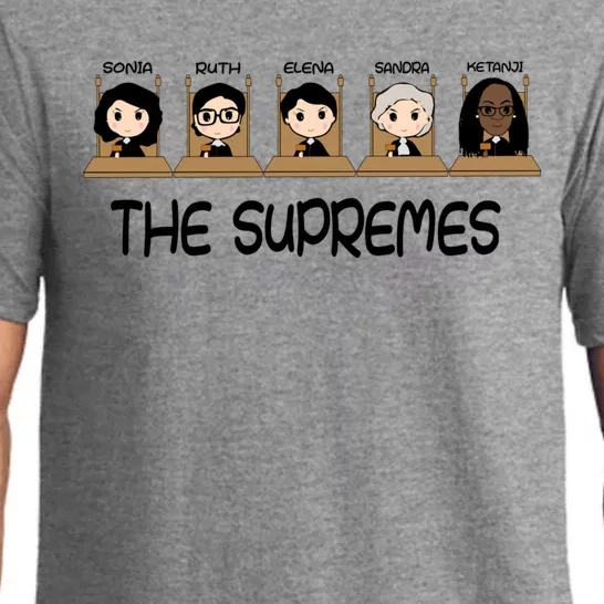 THE SUPREMES Ketanji Brown Jackson RBG Sotomayor Cute Pajama Set