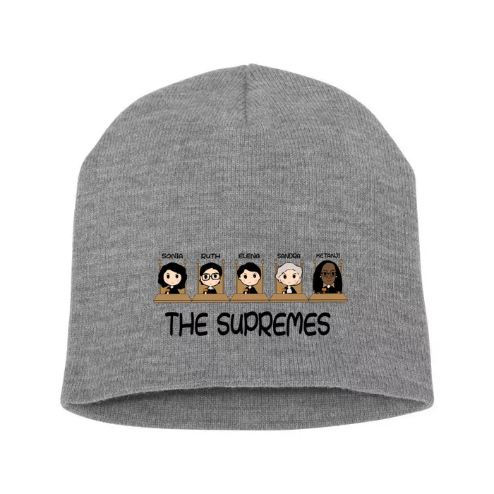 THE SUPREMES Ketanji Brown Jackson RBG Sotomayor Cute Short Acrylic Beanie