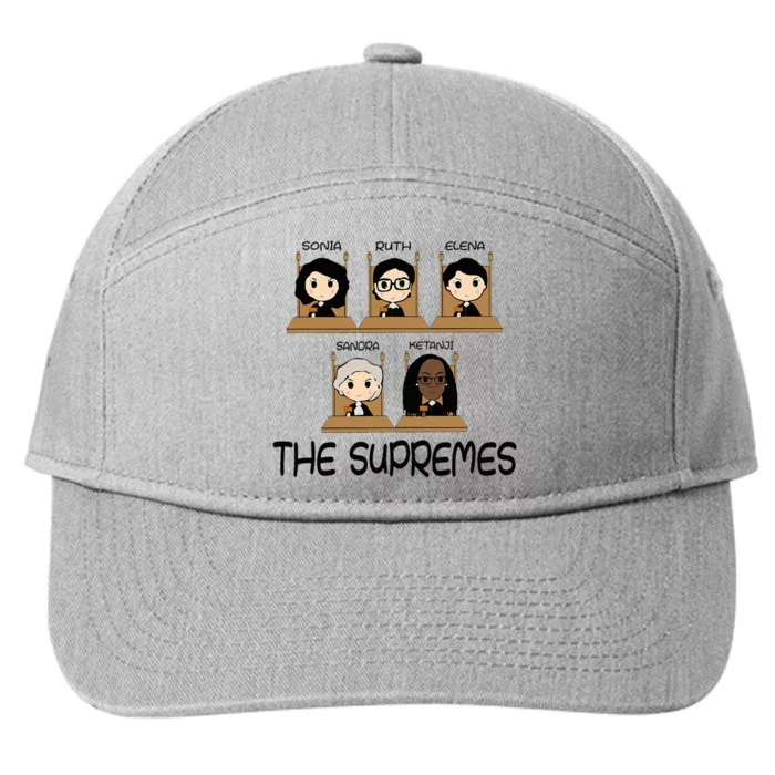 The Supremes Ketanji Brown Jackson Rbg Sotomayor 7-Panel Snapback Hat