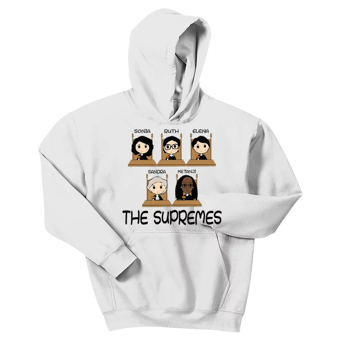 The Supremes Ketanji Brown Jackson Rbg Sotomayor Kids Hoodie