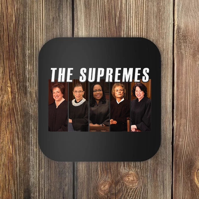 THE SUPREMES Ketanji Brown Jackson RBG Sotomayor Coaster