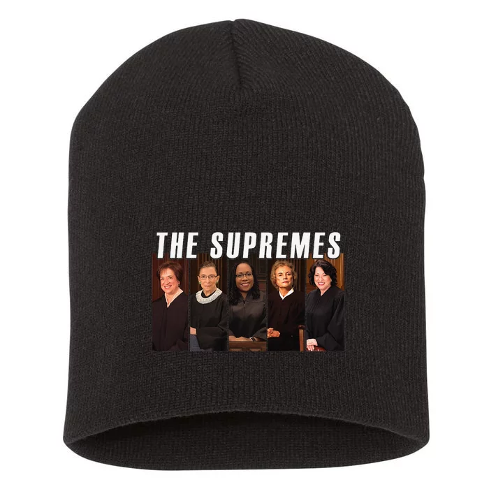 THE SUPREMES Ketanji Brown Jackson RBG Sotomayor Short Acrylic Beanie