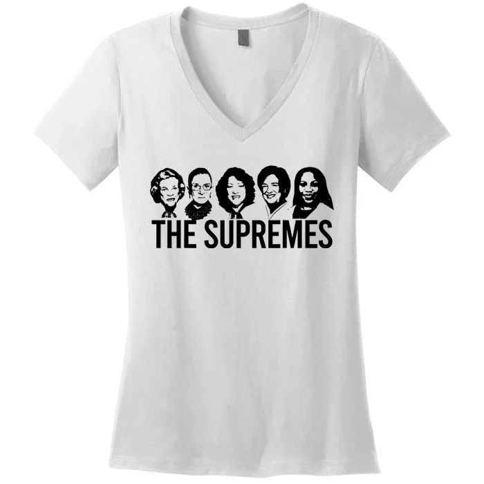 The Supremes KBJ Women's V-Neck T-Shirt