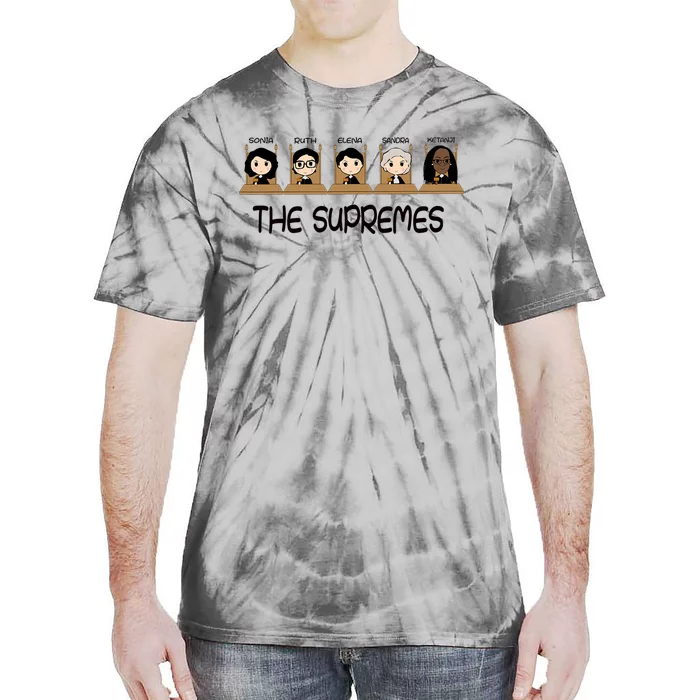 THE SUPREMES Ketanji Brown Jackson RBG Sotomayor cute Tie-Dye T-Shirt