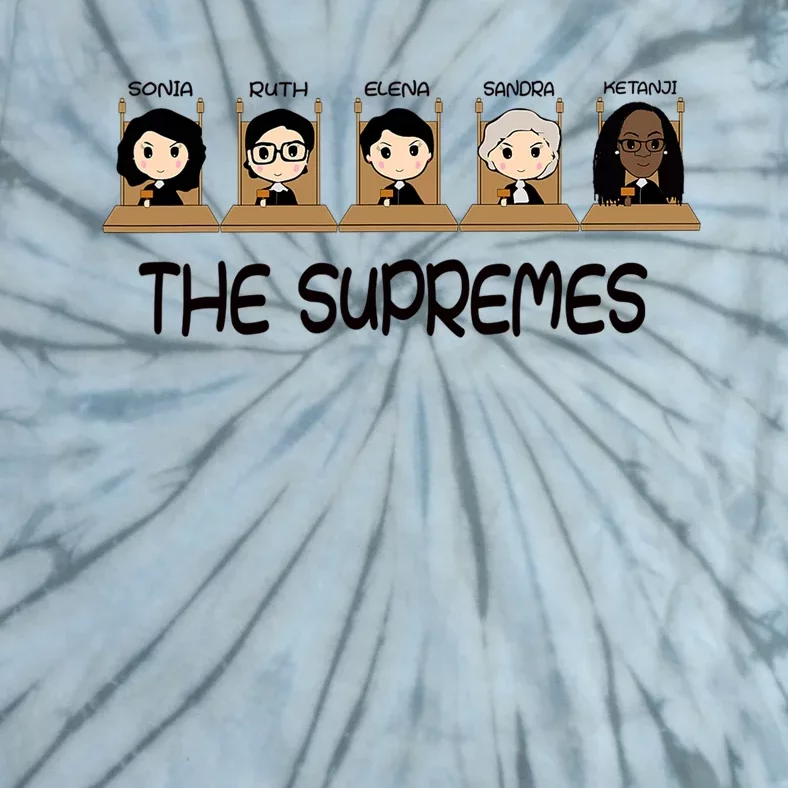 THE SUPREMES Ketanji Brown Jackson RBG Sotomayor cute Tie-Dye T-Shirt