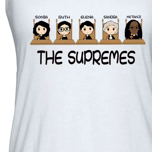 THE SUPREMES Ketanji Brown Jackson RBG Sotomayor cute Ladies Essential Flowy Tank