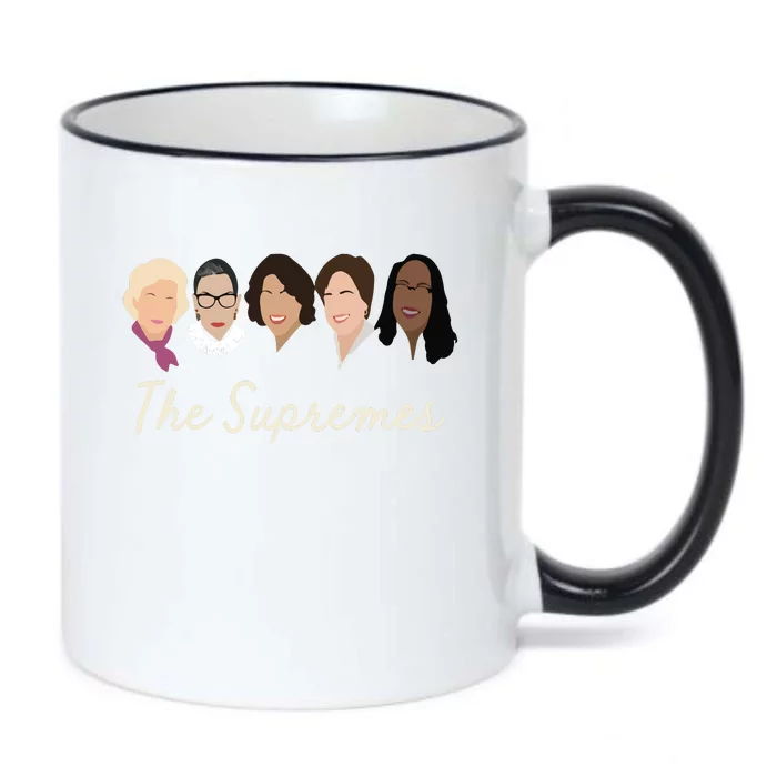 The Supremes Ketanji Brown Jackson Rbg Sotomayor Cute Black Color Changing Mug