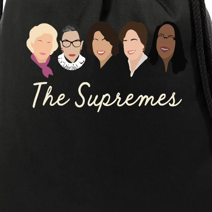 The Supremes Ketanji Brown Jackson Rbg Sotomayor Cute Drawstring Bag