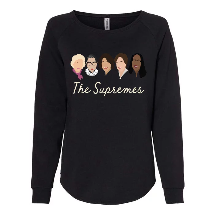 The Supremes Ketanji Brown Jackson Rbg Sotomayor Cute Womens California Wash Sweatshirt