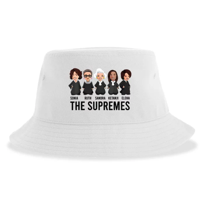 The Supremes Ketanji Brown Jackson Rbg Sotomayor Cute Sustainable Bucket Hat