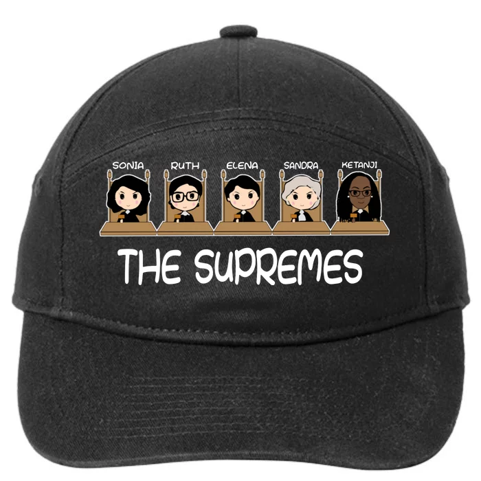 THE SUPREMES Ketanji Brown Jackson RBG Sotomayor Cute 7-Panel Snapback Hat